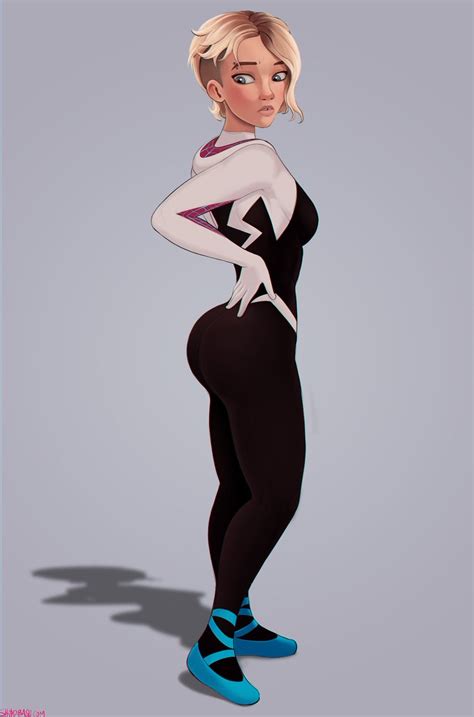 She made her vivified debut in Ultimate Spider-Man. . Gwen spiderman r34